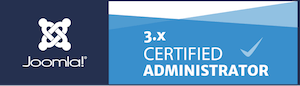 Badge Joomla Certified Administrator